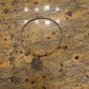 Vintage Silver K Alex and Ani Braclet